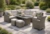 Lounge/dinnerset Blue Bird - 5-delig - links - organic grey / desert sand
