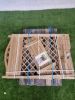Bloembak met toogtrellis 140x90x30 cm - SALE25082