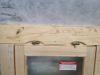 Draaikiepraam van blank hout – nieuw, inclusief hang- en sluitwerk (58 x 61 cm) - SALE25107