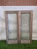 Dubbele houten deur – dubbel glas (188,5 x 146,5 cm) - SALE25117