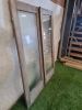 Dubbele houten deur – dubbel glas (188,5 x 146,5 cm) - SALE25117