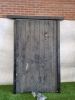 Enkele zwarte deur – met kozijn en sluitwerk (228 x 134 cm) - SALE25136