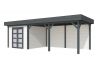 Blokhut Bosuil 300x300 cm + luifel 500 cm