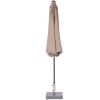 Lotus parasol Ø300 cm carbon black - taupe