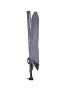 Hawaii parasol - 300x300 cm - carbon black - light grey