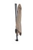 Hawaii parasol 300x300 cm carbon black - taupe