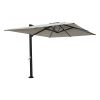 Garden Impressions Hawaii Emperor zweefparasol - 300x400 cm zwart / royal sand