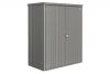 Biohort Metalen Tuinkast 150 - Dubbele deur - Kwartsgrijs - 155x83x182,5 cm
