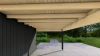 Poolhouse Trendy 300x300 cm + luifel 400 cm - exterieur zwart gecoat