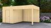 Poolhouse Trendy 200x300 cm + luifel 300 cm - onbehandeld