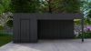 Poolhouse Trendy 200x300 cm + luifel 400 cm - exterieur zwart gecoat