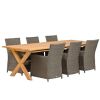 Teak dinner tafel Solide Rustiek | Tafel 400x100x80 cm