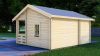 Chalet Edelweiss 600x510 cm incl. vloer, ramen en deuren
