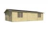 Blokhut Navarra | 44 mm | Red Class Wood geïmpregneerd | 1032x633 cm