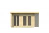 Tuindeco Hildegard Blokhut 570x380 cm 44 mm vuren blank