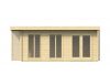 Tuindeco Hildegard Blokhut 570x380 cm 44 mm vuren blank