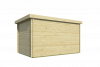 Tuindeco Uddel Blokhut 380 x 260 cm 28 mm vuren honing geïmpregneerd