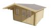 Tuindeco Marbella Blokhut 380x320 cm 34 mm vuren bruin geïmpregneerd