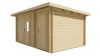 Blokhut Santander 300+150x300 cm - red class wood geïmpregneerd