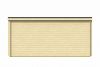 Tuindeco Sadie Blokhut 500x300 cm 40 mm vuren grijs geïmpregneerd