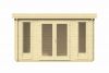 Tuindeco Victoria Blokhut 410x300 cm 58 mm red class wood geimpregneerd