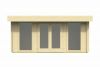 Tuindeco Mia Blokhut 500x360 cm 70 mm vuren red class wood geïmpregneerd