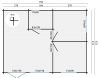 Tuindeco Moderna Blokhut 702x532 cm 44mm vuren blank