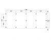 Kapschuur Billund XXL Type 9 Red Class Wood 1386x512 cm - geïmpregneerd
