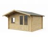 Blokhut 440x340 cm,50 mm dikke wanden & dubbelglas