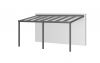 Aluminium aanbouwveranda Velvetline 500x400 cm - Glasdak