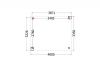 Trendhout Buitenverblijf Verona 400x335 cm - Plat dak model links