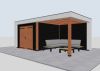 Buitenverblijf Verona model links 625 x 335 cm