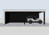 Buitenverblijf Verona model links 750 x 335 cm