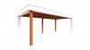 Trendhout Buitenverblijf Verona 625x335 cm - Plat dak model rechts