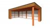 Trendhout Buitenverblijf Capri 720x375 - Plat dak model links