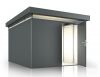 Biohort CasaNova 4x5 met draairichting rechts - donkergrijs metallic
