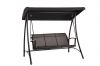 Rubens schommelbank - 3-zits - carbon black -heather grey - antraciet