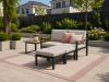 Garden Impressions Cinto loungeset 5-delig carbon black / light teak / desert sand