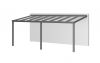 Aluminium aanbouwveranda Velvetline 600x400 cm - Glasdak