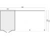DHZ verblijf Wierden 900x400 cm incl. dubbele deur - horizontale wanden zwart geïmpregneerd