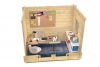 Tuindeco Lucy Blokhut 40 mm vuren blank 300x220 cm