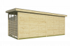 Paviljoen Kristina - 560x284 cm - honing geïmpregneerd