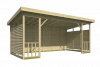 Paviljoen Kristina - 560x284 cm - honing geïmpregneerd