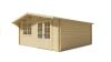 Tuindeco Salamanca blokhut 500x500 cm 34 mm vuren honing geïmpregneerd