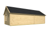 Tuindeco Big Ben blokhut - 930x400 cm vuren groen geïmpregneerd
