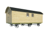 Tuindeco Dan Circuswagen 328x720 cm 19mm vurenhout blank
