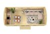 Tuindeco Dan Circuswagen 328x720 cm 19mm vurenhout blank