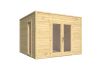 Tuindeco Tino Blokhut 300x275 cm 28 mm vuren bruin geïmpregneerd