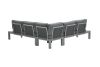 Garden Impressions Adelaide loungeset 4-delig carbon black/ mystic grey - Showmodel Numansdorp, Strijen, Amersfoort en Wommelgem