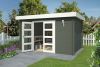 Blokhut Mikkel 380x275 cm - Green Grey-Wit gecoat main